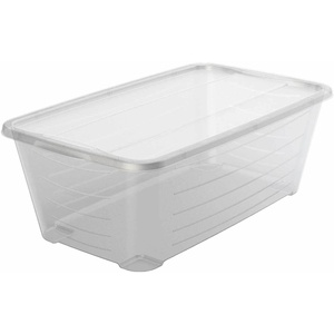 image:imageLife Story 6Q Rectangular Clear Plastic Protective Storage Shoe Box 16 Pack24 Pack