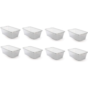 image:imageLife Story 6Q Rectangular Clear Plastic Protective Storage Shoe Box 16 Pack8 Pack