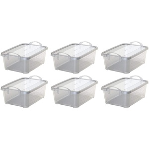 image:imageLife Story Clear Closet Organization Storage Box Container 14 Quart 6 Pack