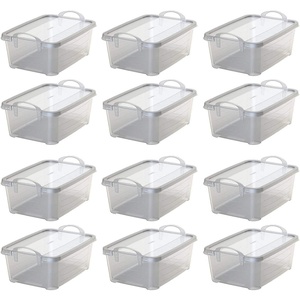 image:imageLife Story Clear Closet Organization amp Storage Box Container 14 Quart 12 Pack