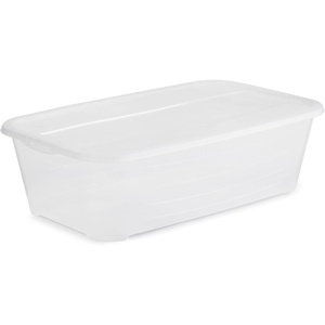 image:imageLife Story Durable 57Liter Clear Shoe amp Closet Storage Box Container 12 Pack24
